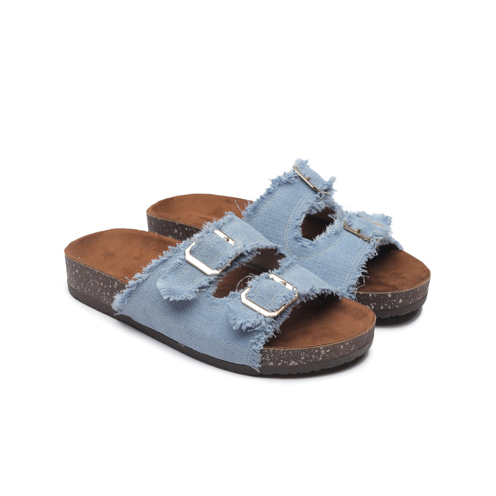 Chic Blue canvas sandal