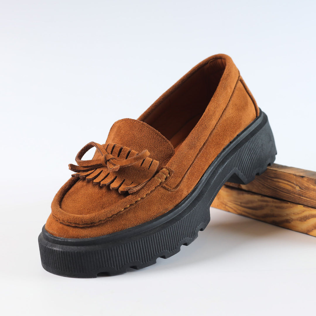 Quality Suede Chunky Loafers - Havan