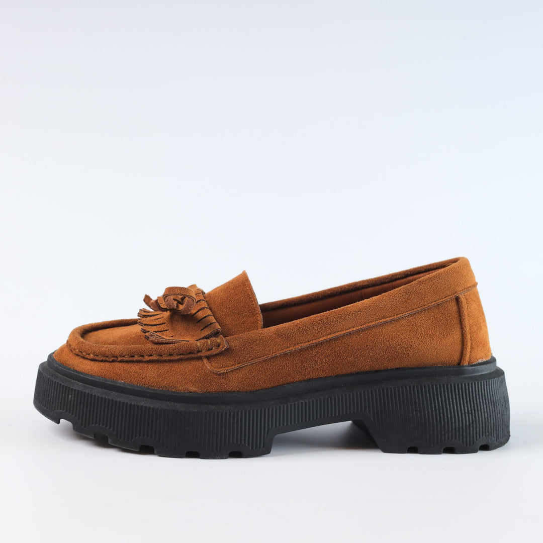 Quality Suede Chunky Loafers - Havan