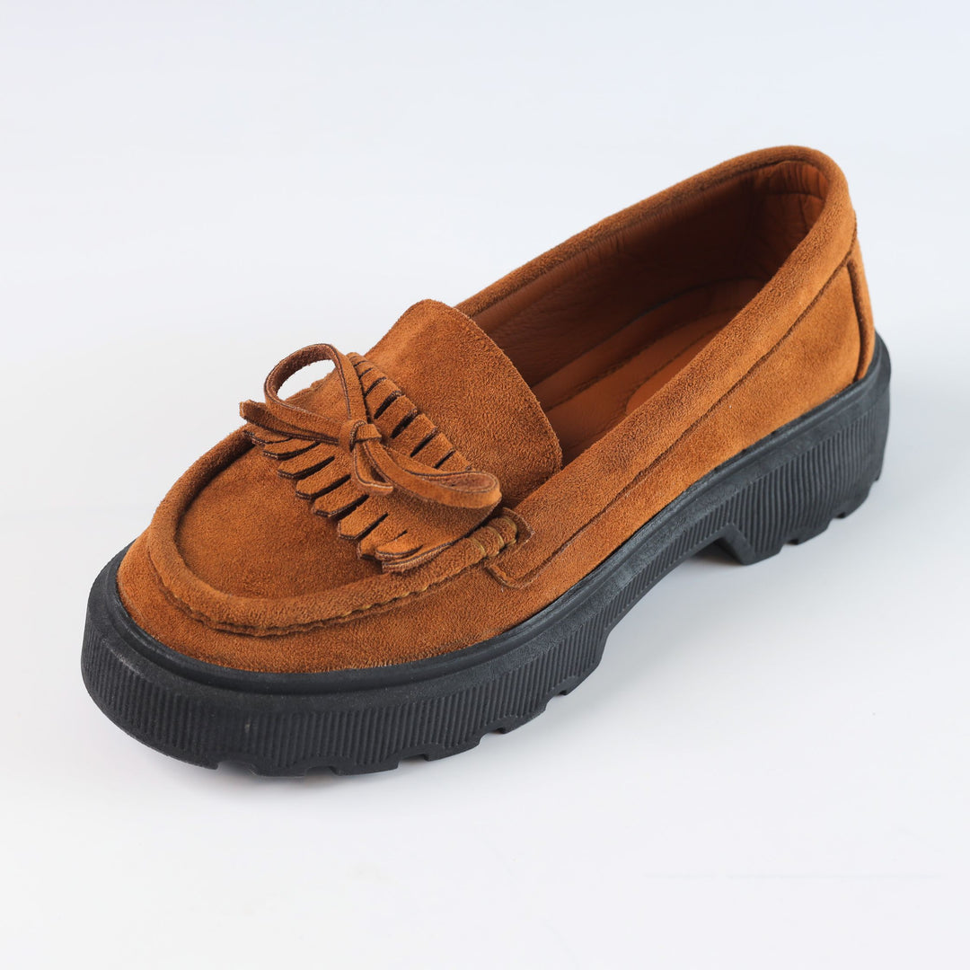 Quality Suede Chunky Loafers - Havan