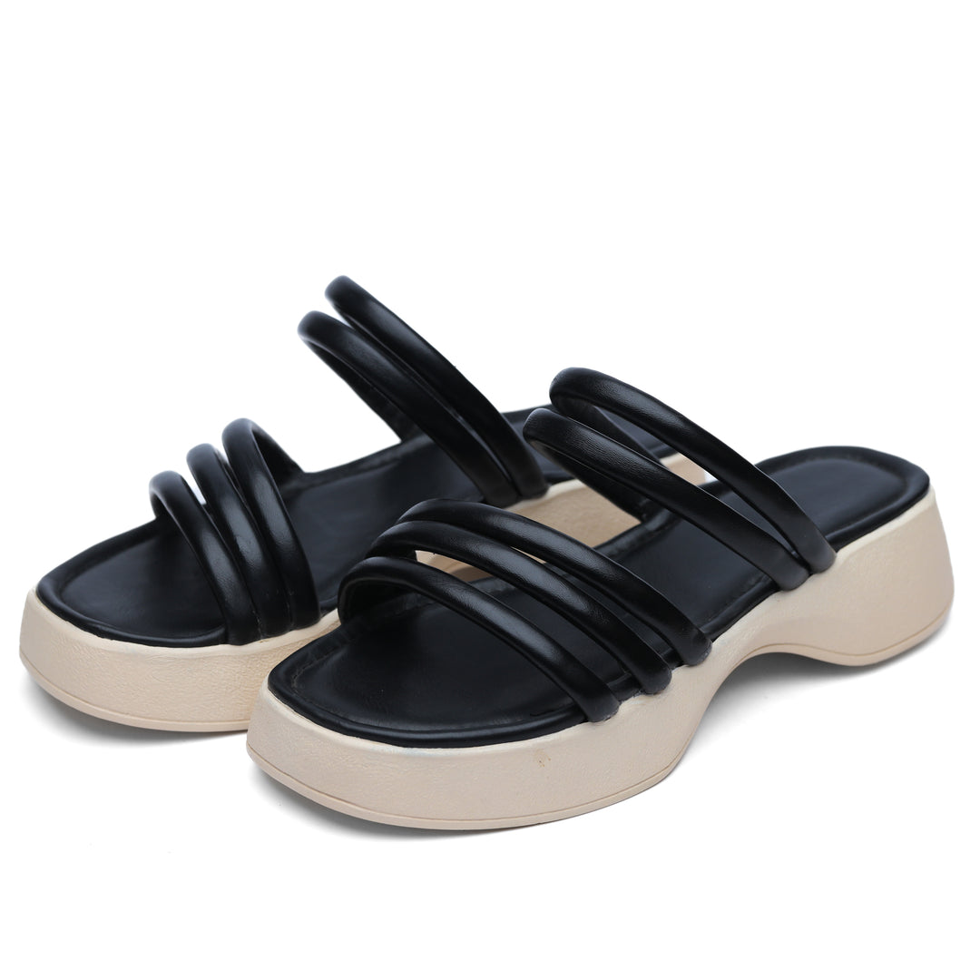 Elegance Stride Sandals Black