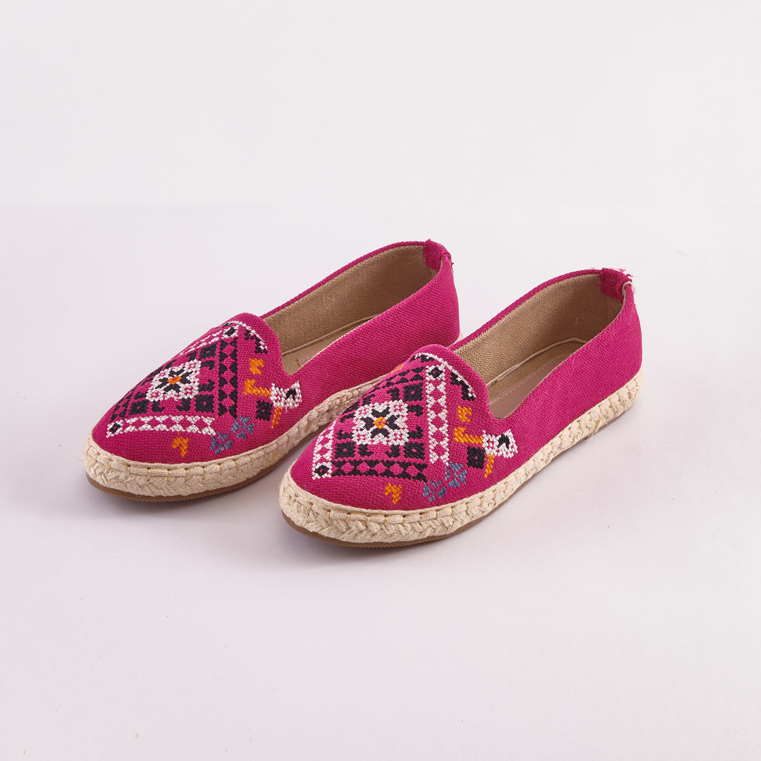 Bohem | Bohemian Style Espadrille - Pink