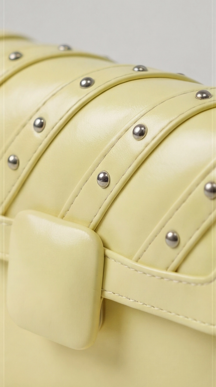 The Onyx Edge Crossbody - Butter yellow