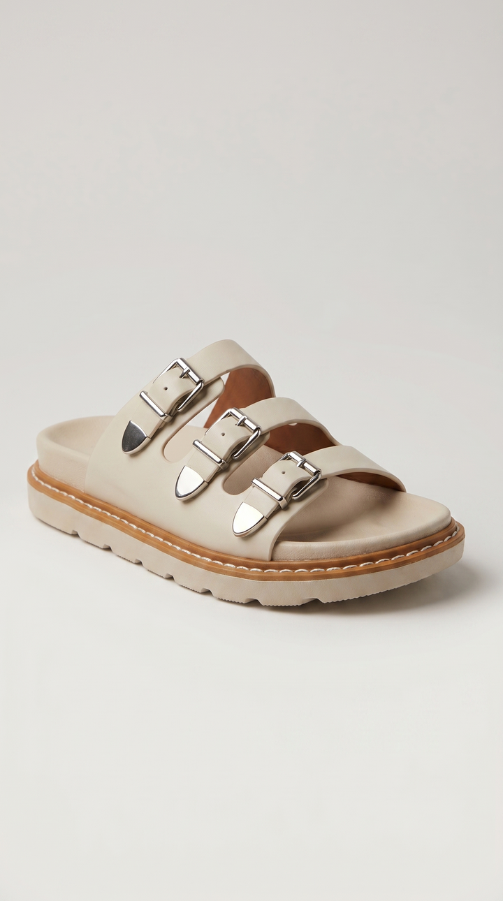 The Onyx Moto Slide - Beige