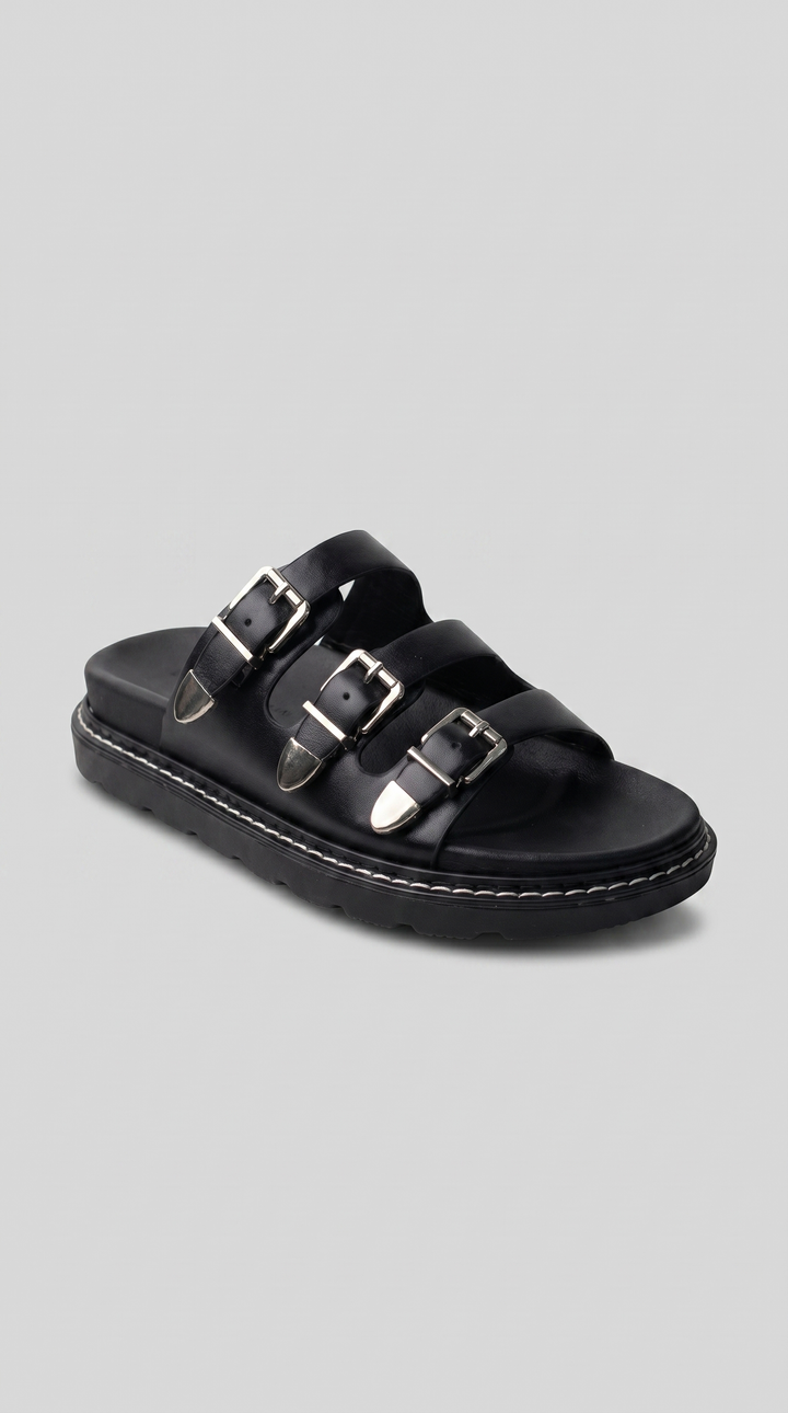 The Onyx Moto Slide - Black