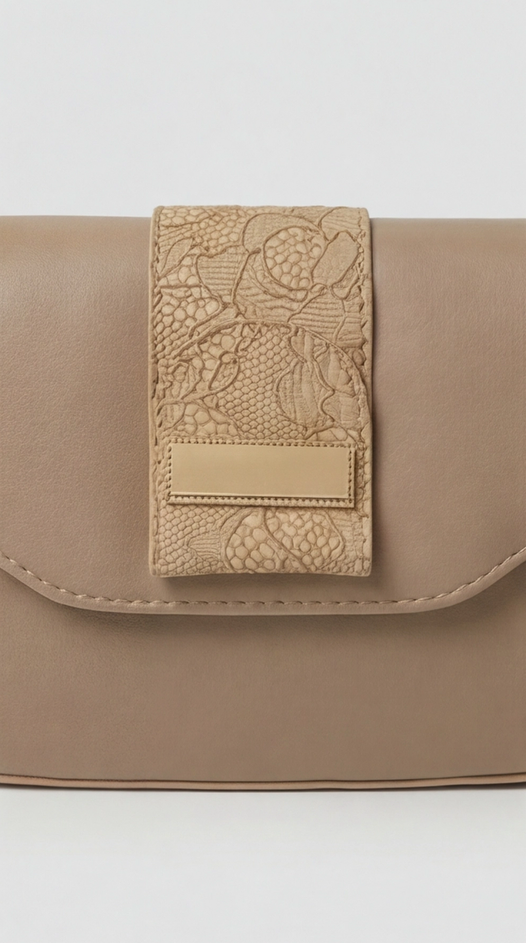 The Arc Bag - creamy tan