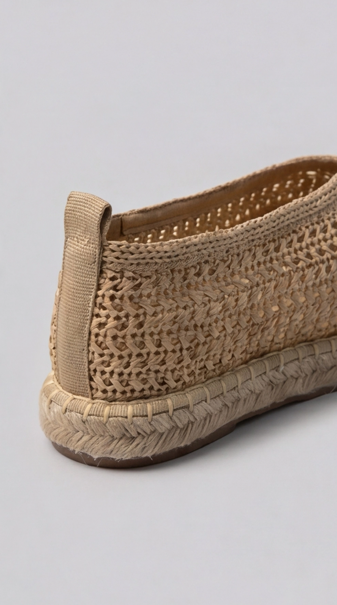 The Isla Raffia Espadrille - straw beige