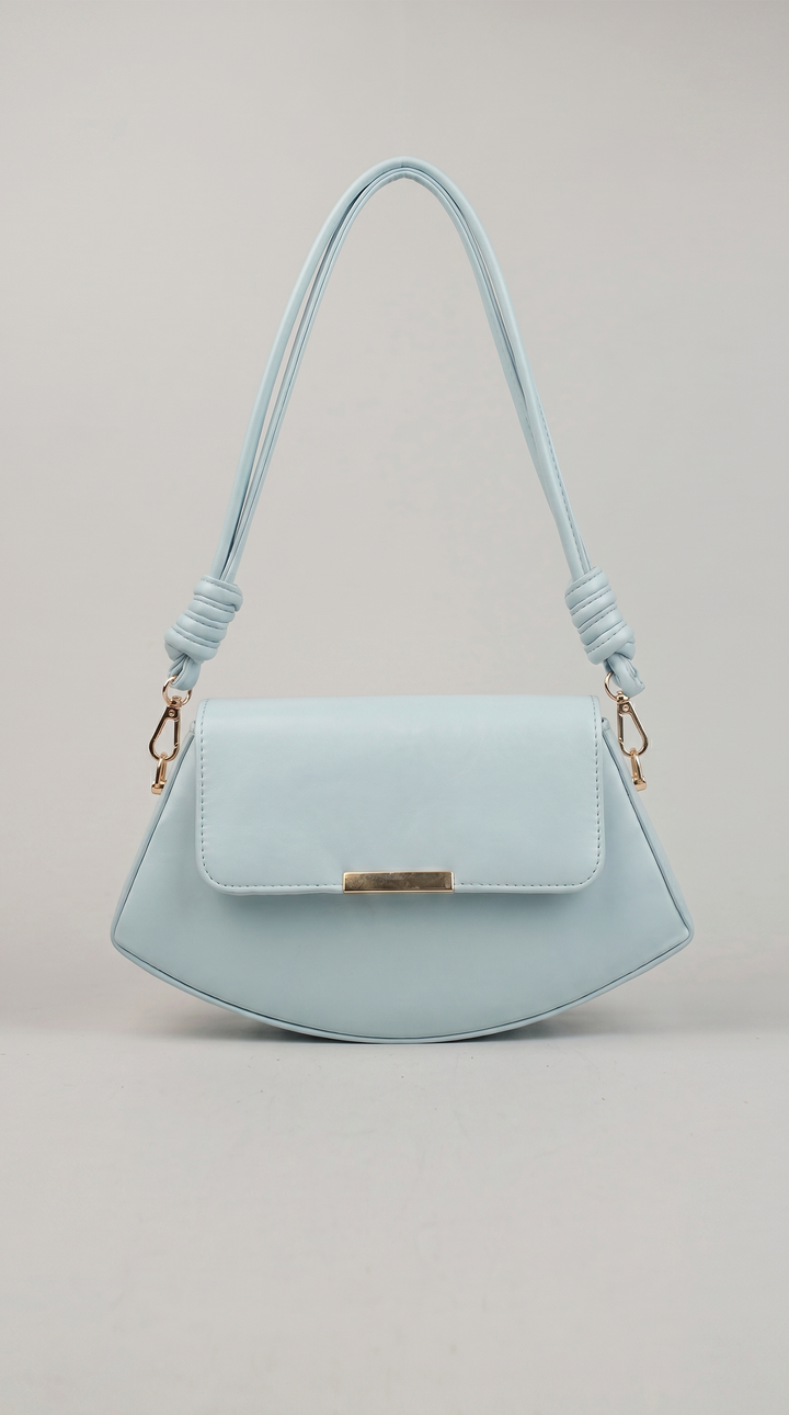 The Crescent Knot Bag - Babyblue