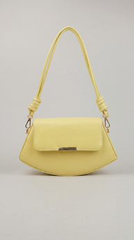 The Crescent Knot Bag - Light Pastel yellow