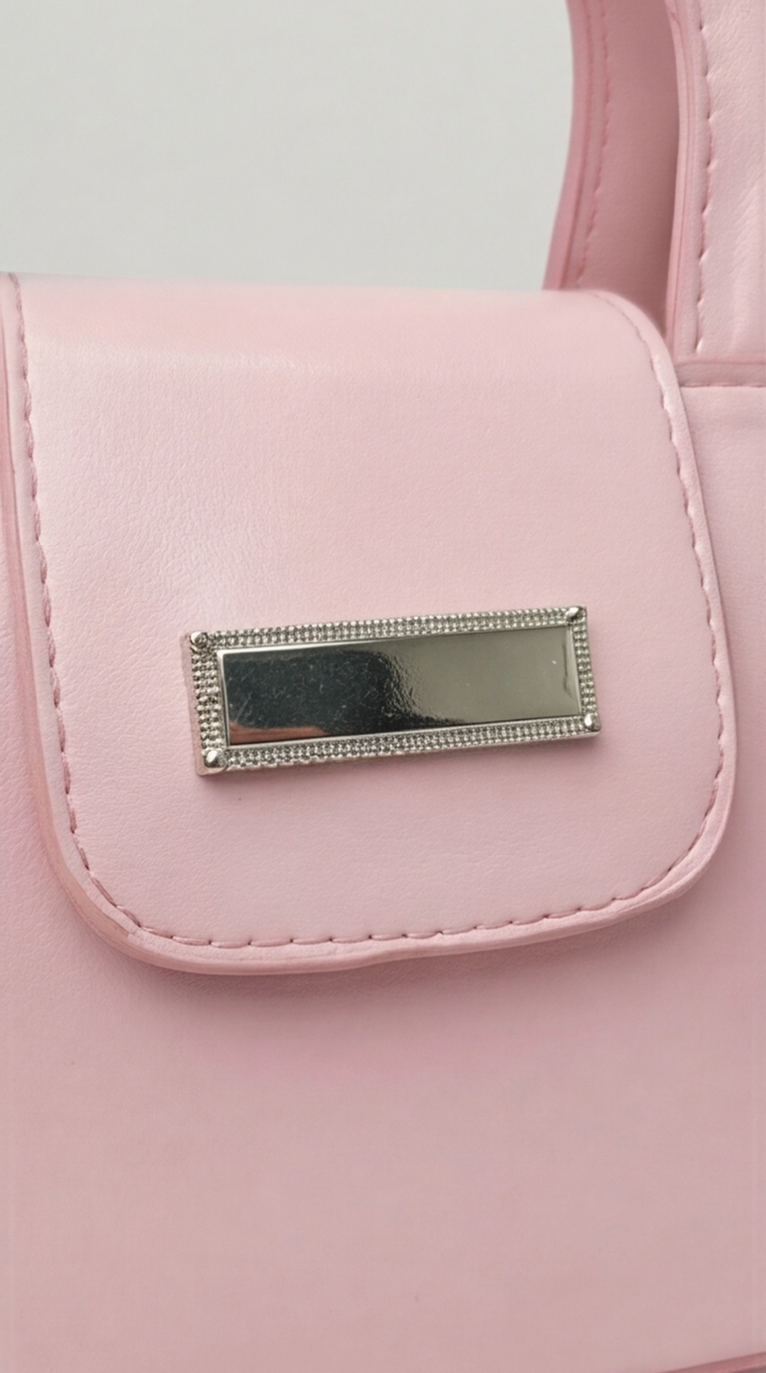 Noir Mini Satchel -  Pink Marshmallow