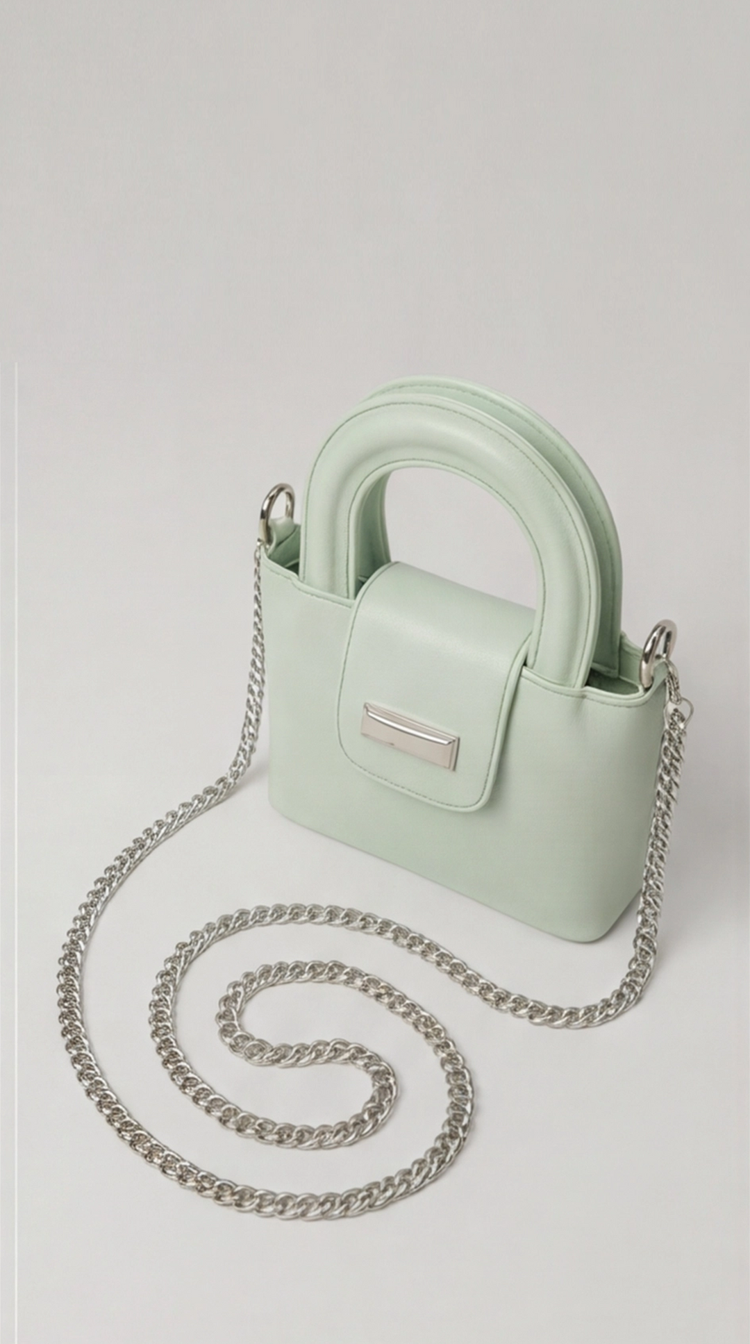 Noir Mini Satchel - Mint