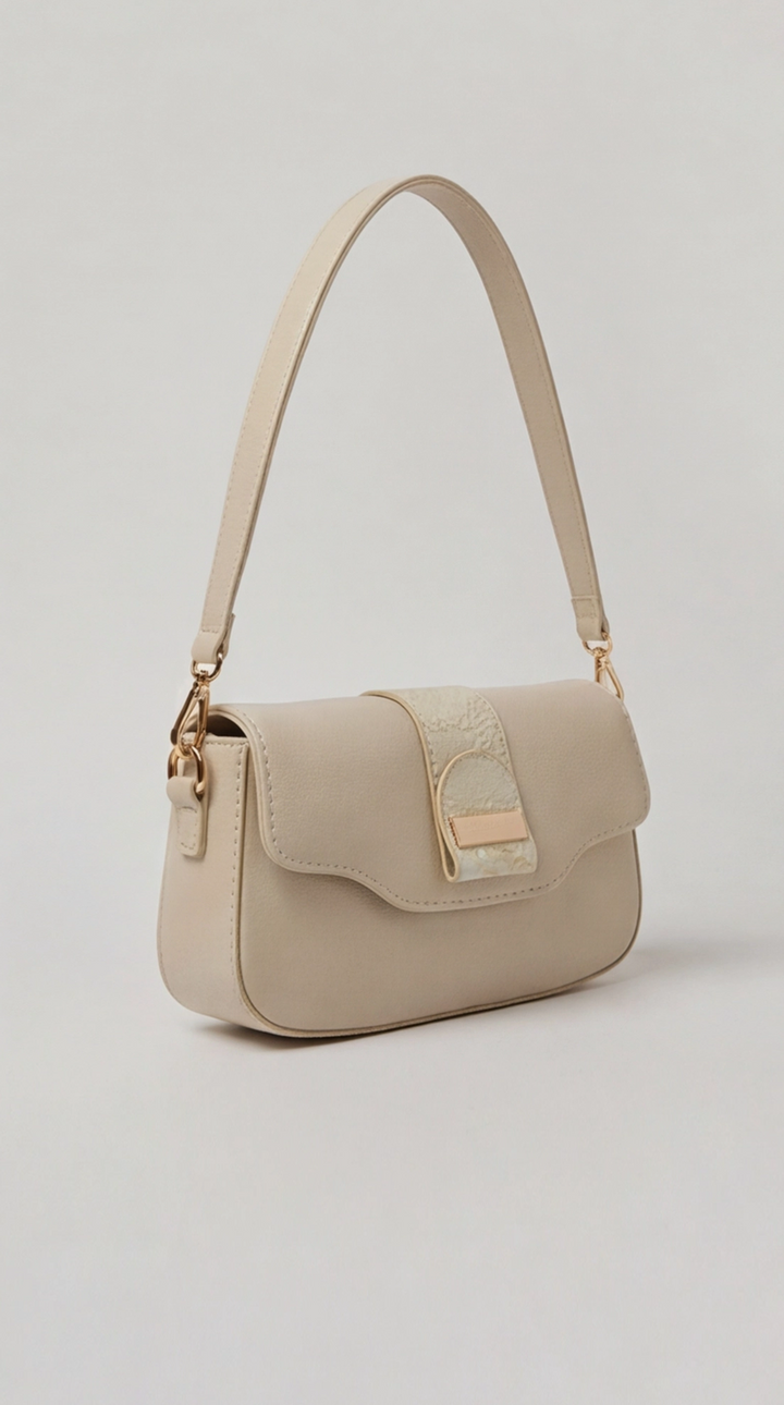 The Arc Bag - Beige