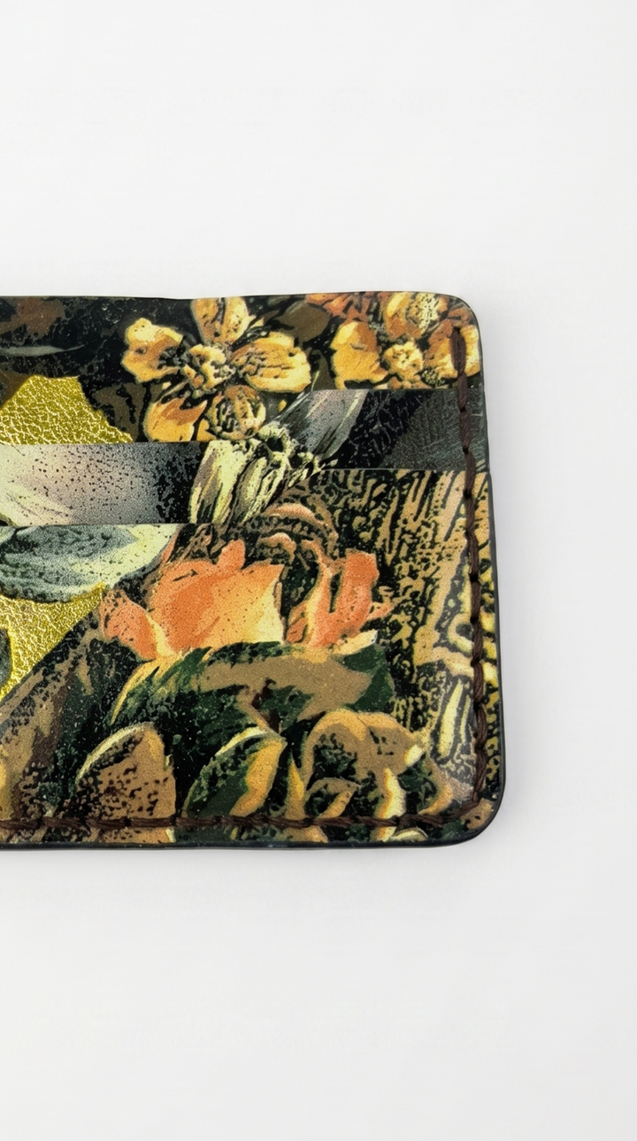 The Tapestry Card Holder – Handmade Genuine Leather