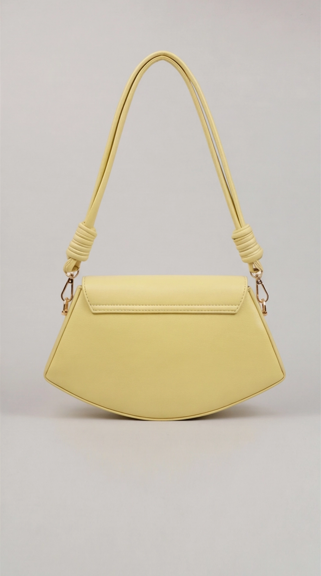 The Crescent Knot Bag - Light Pastel yellow