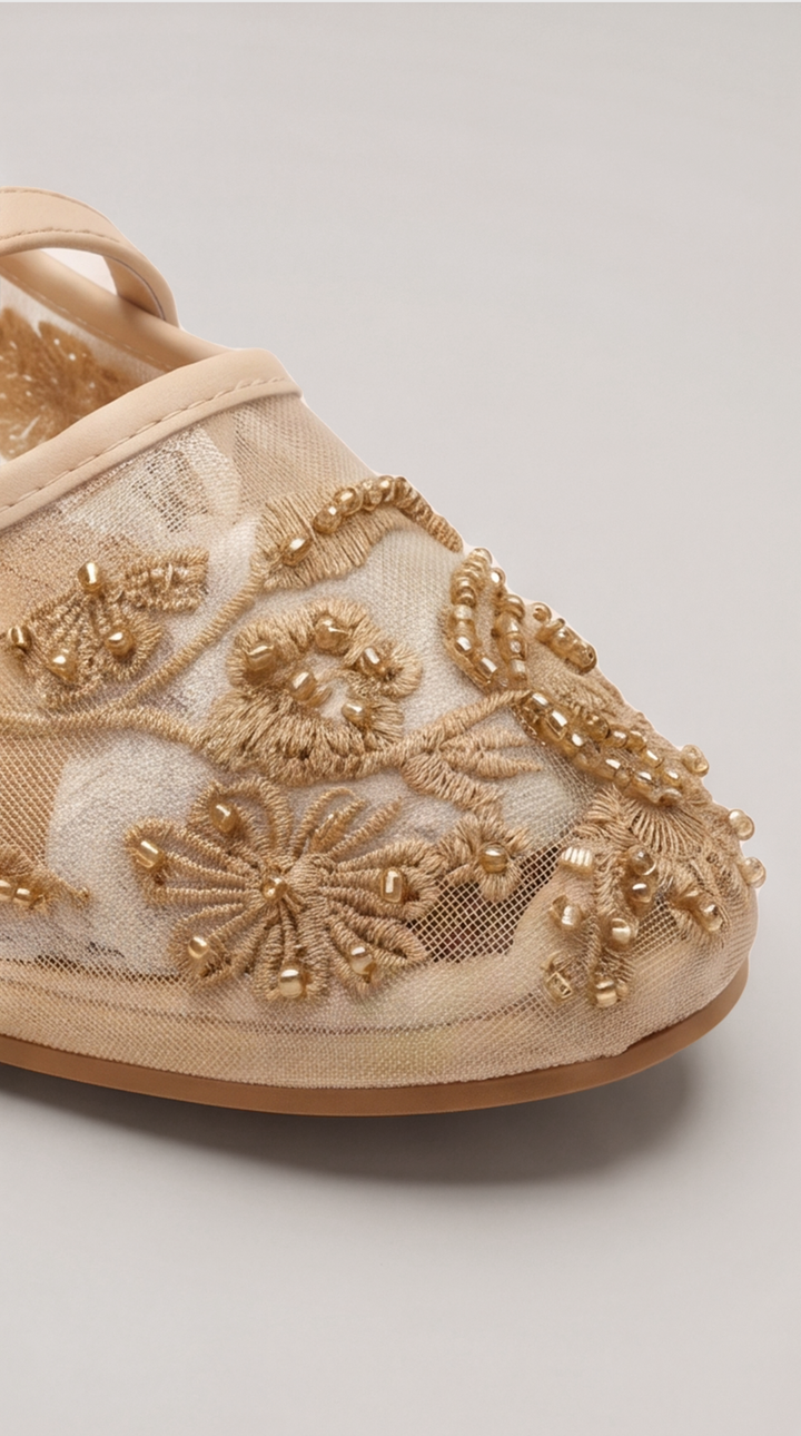 The Seraphina Mary Jane - Beige