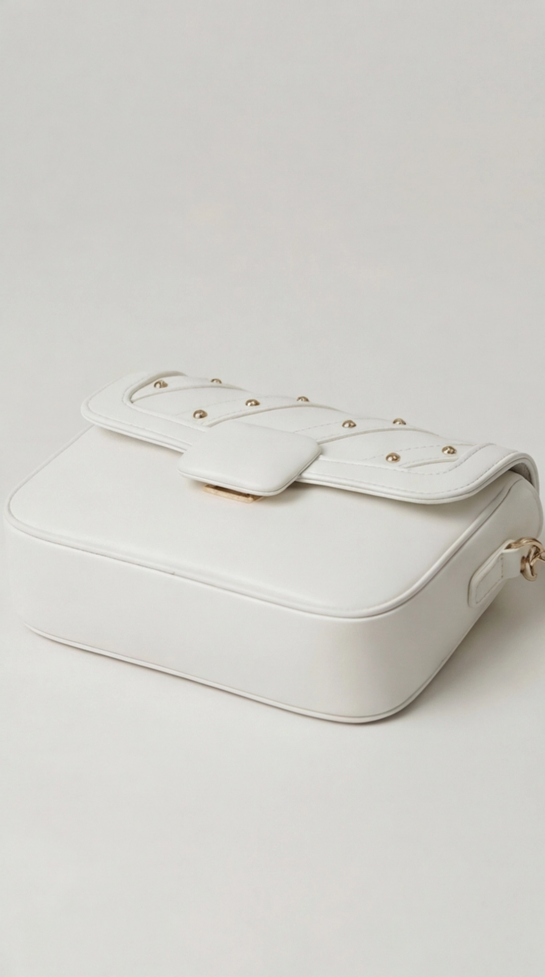 The Onyx Edge Crossbody - White