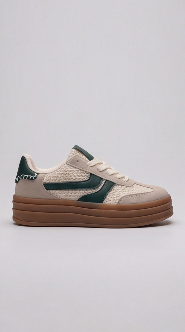 The Terra Forest Platform Sneaker - Green