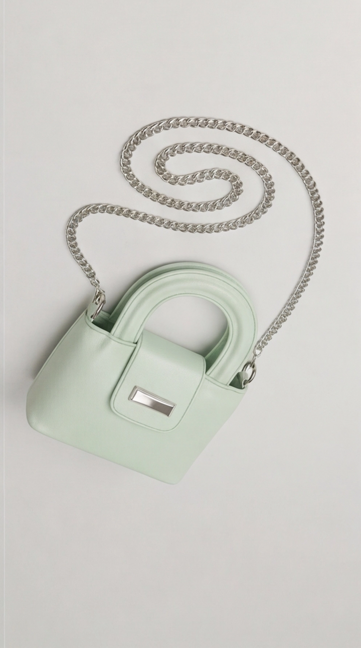 Noir Mini Satchel - Mint