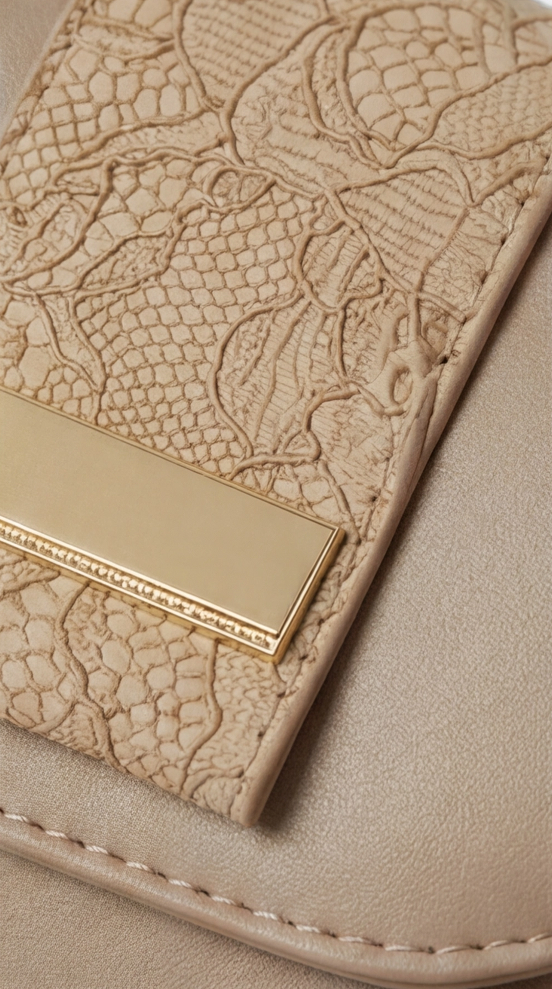 The Arc Bag - creamy tan