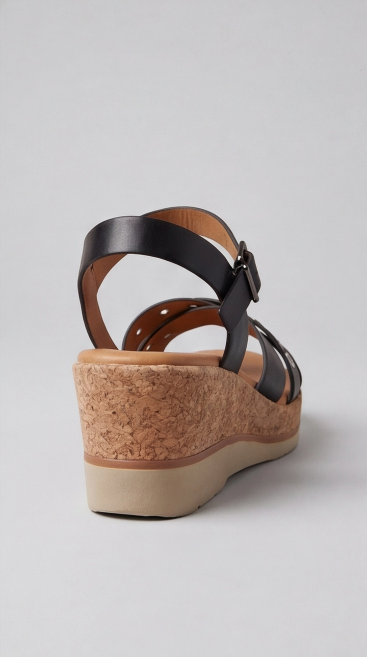 The Nova Grommet Wedge - Black