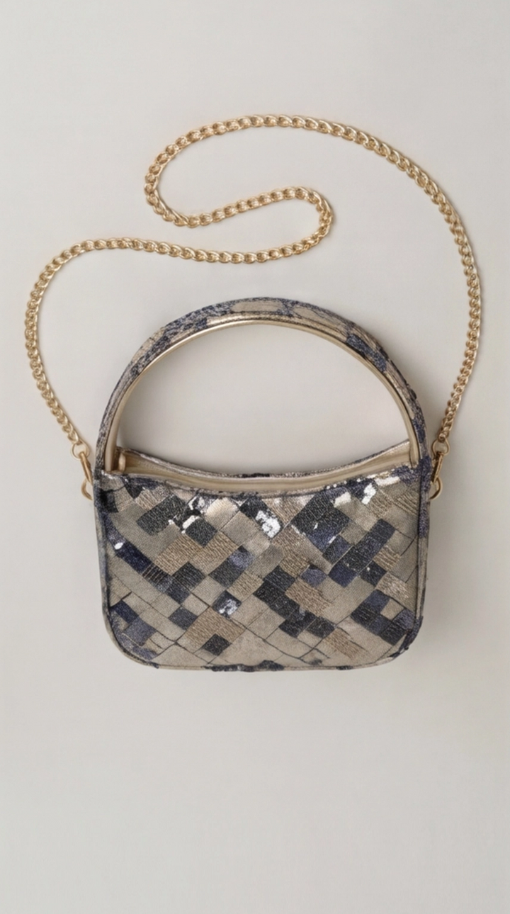 Lumière Woven Sequin Mini Bag – Spring Collection