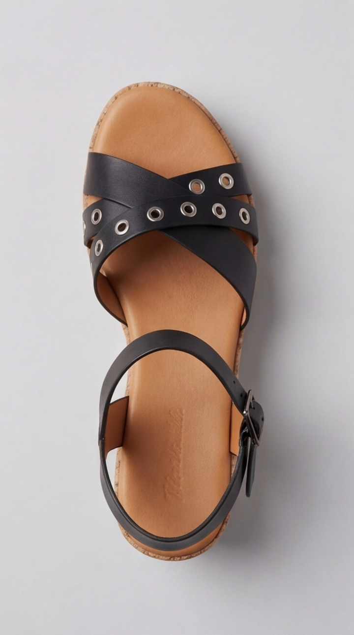 The Nova Grommet Wedge - Black