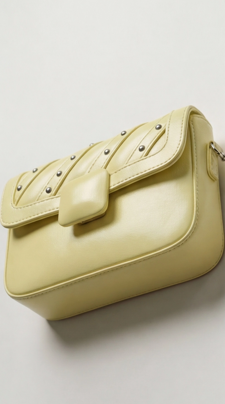 The Onyx Edge Crossbody - Butter yellow