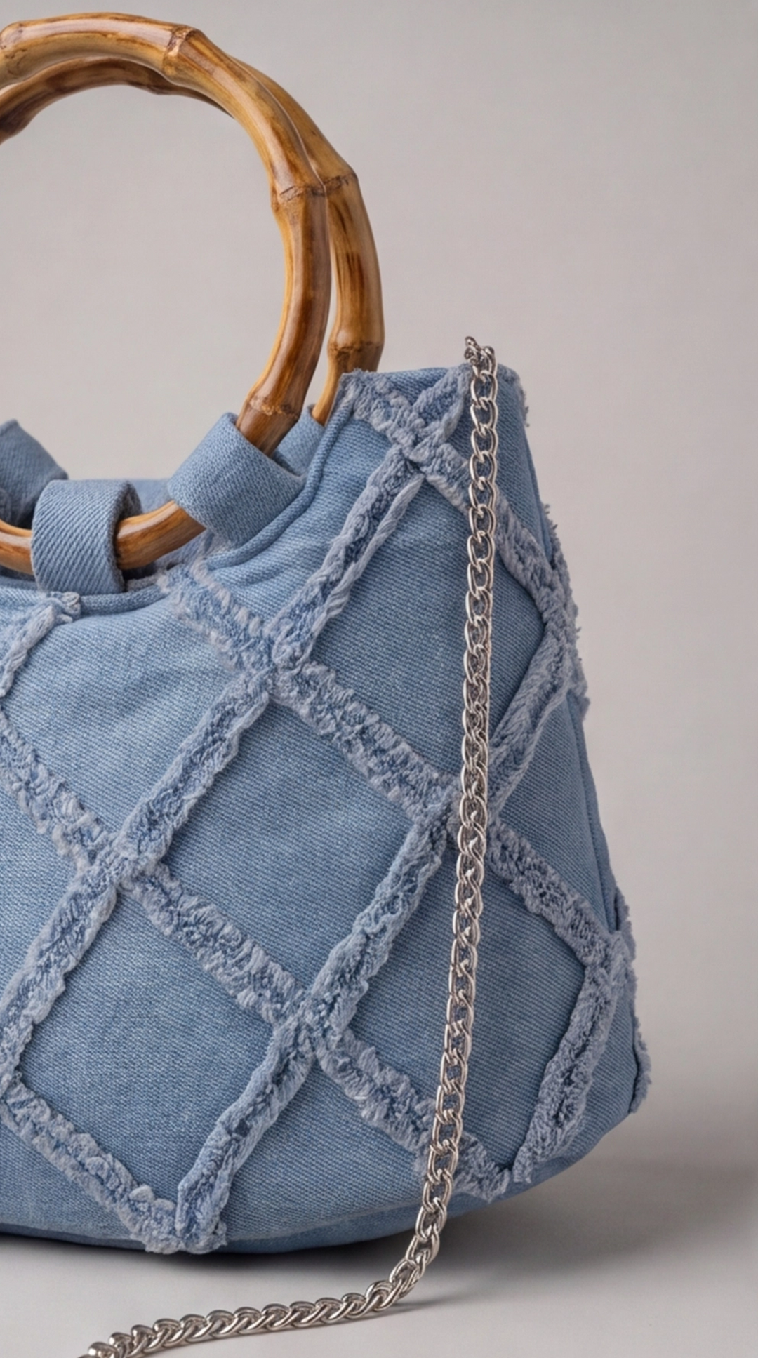 The Indigo Lattice Tote