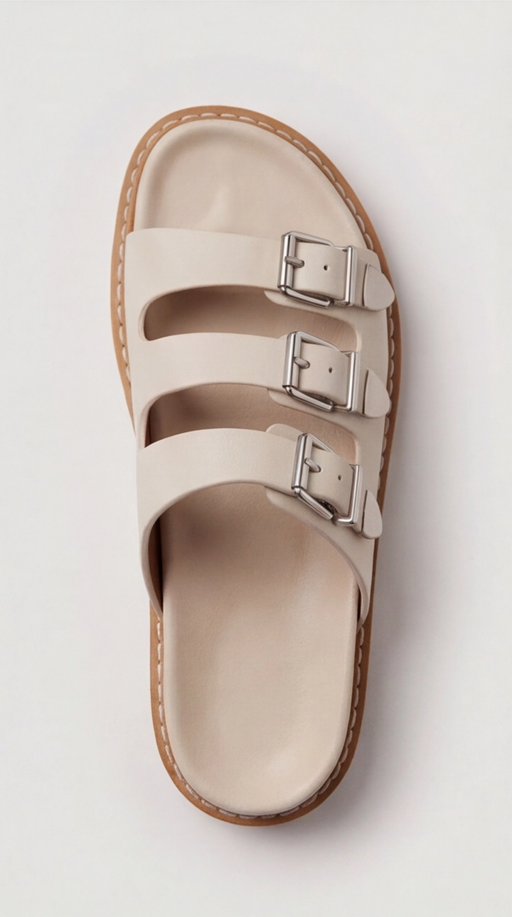 The Onyx Moto Slide - Beige
