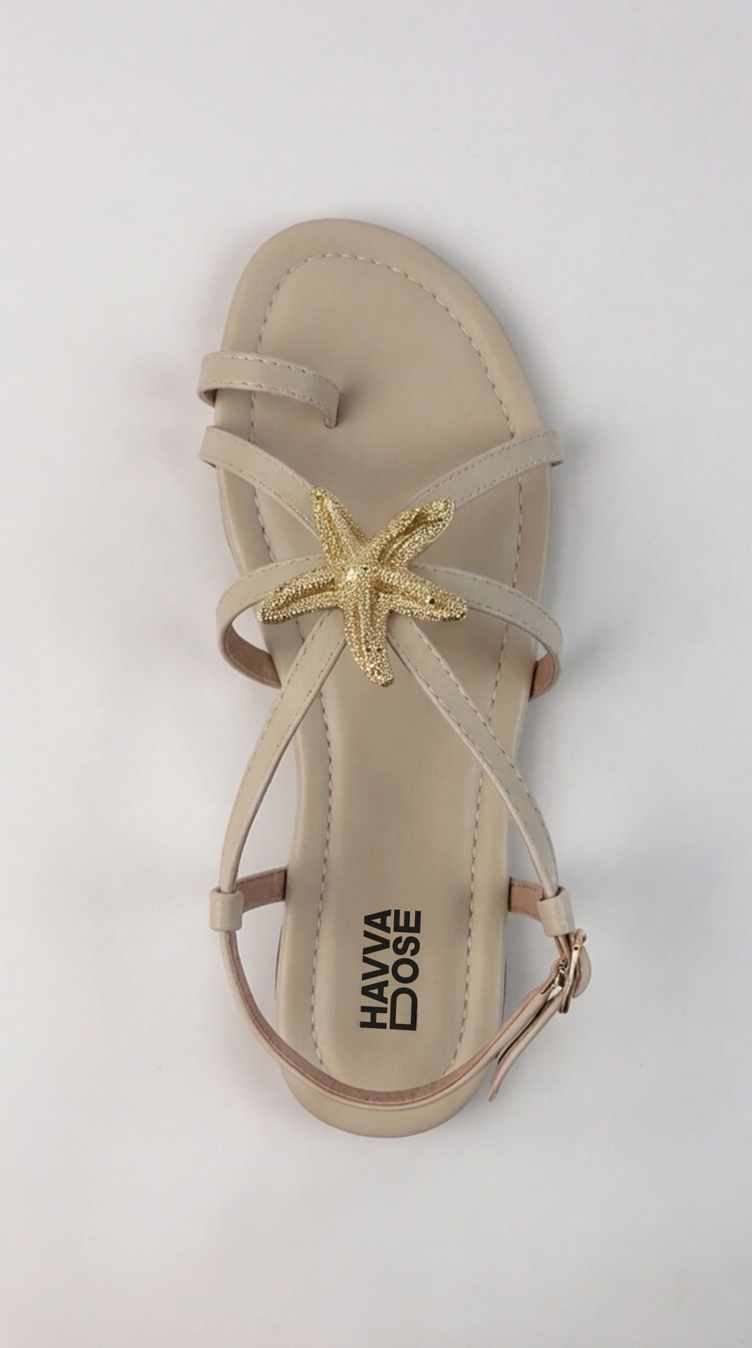 The Aurelia Star Sandal - Beige