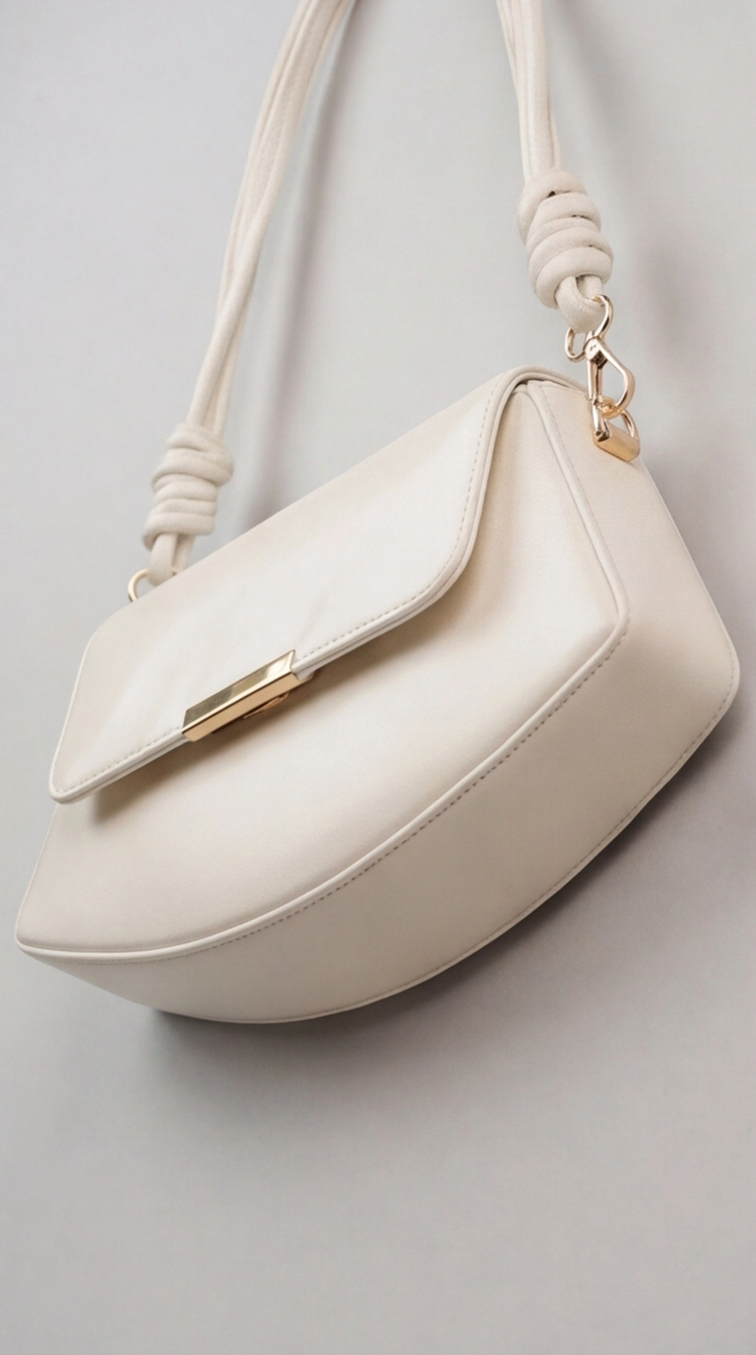 The Crescent Knot Bag - Creamy