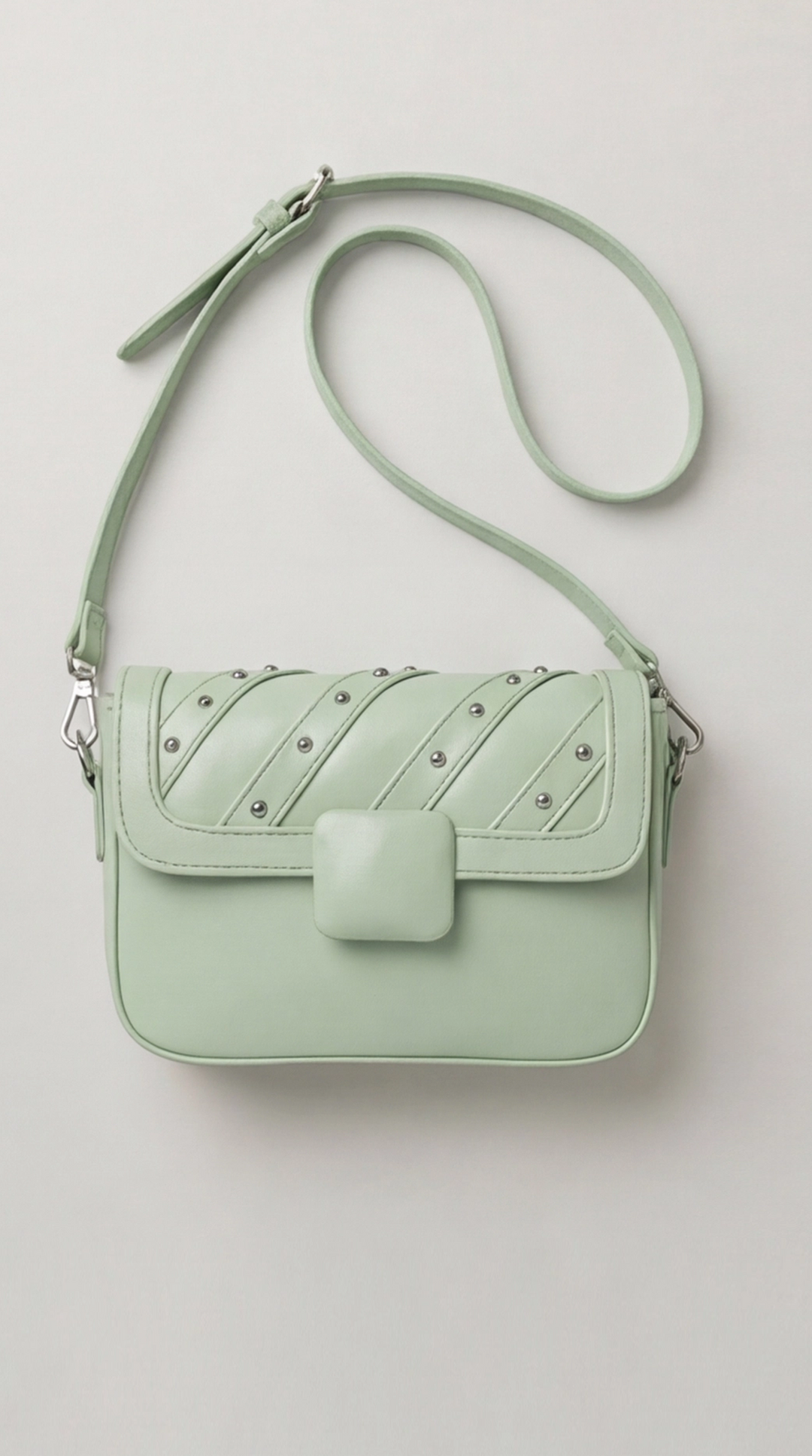 The Onyx Edge Crossbody - Pastel Green