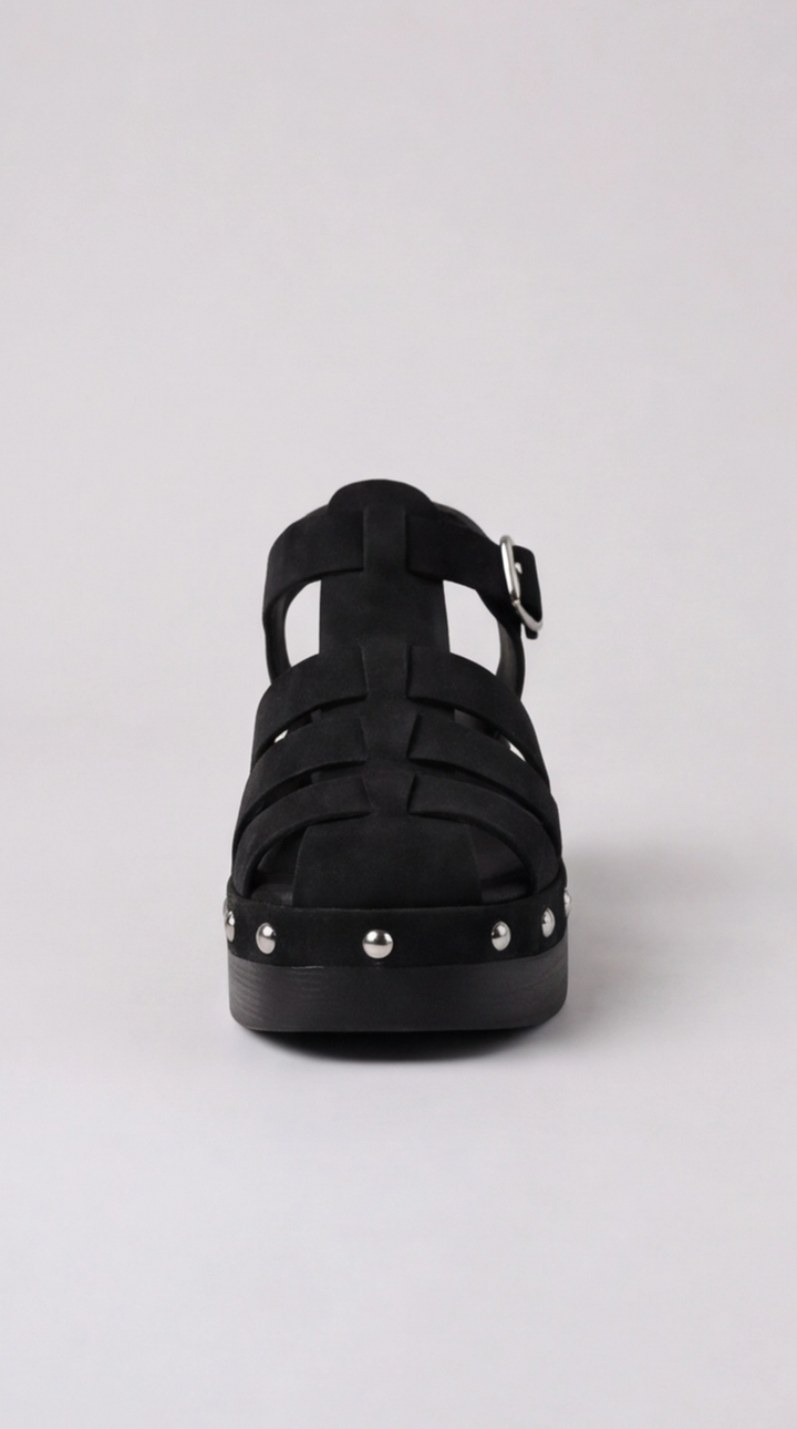The Heritage Clog Sandal - Black