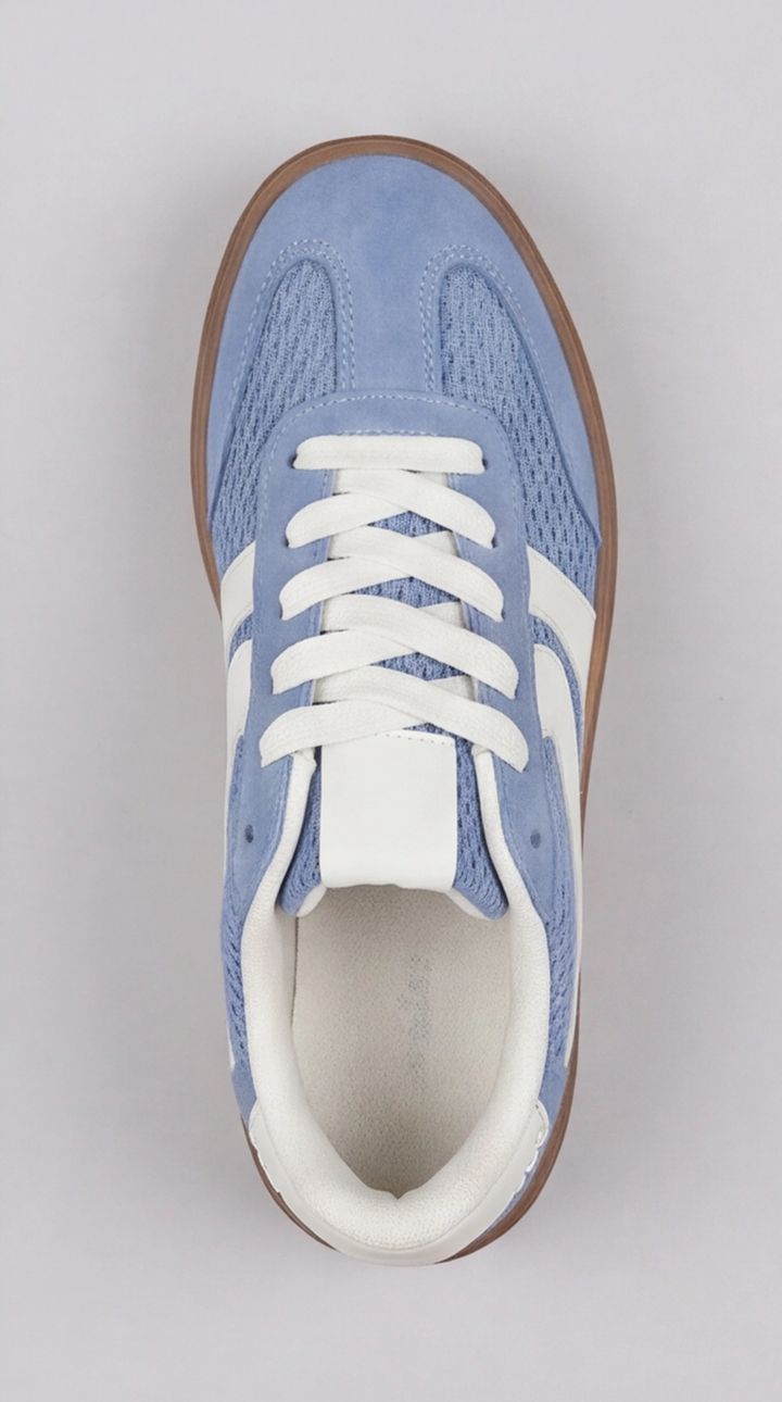 The Terra Forest Platform Sneaker - Blue