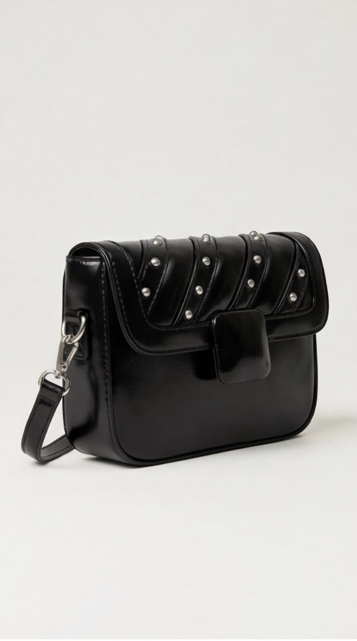 The Onyx Edge Crossbody - Black