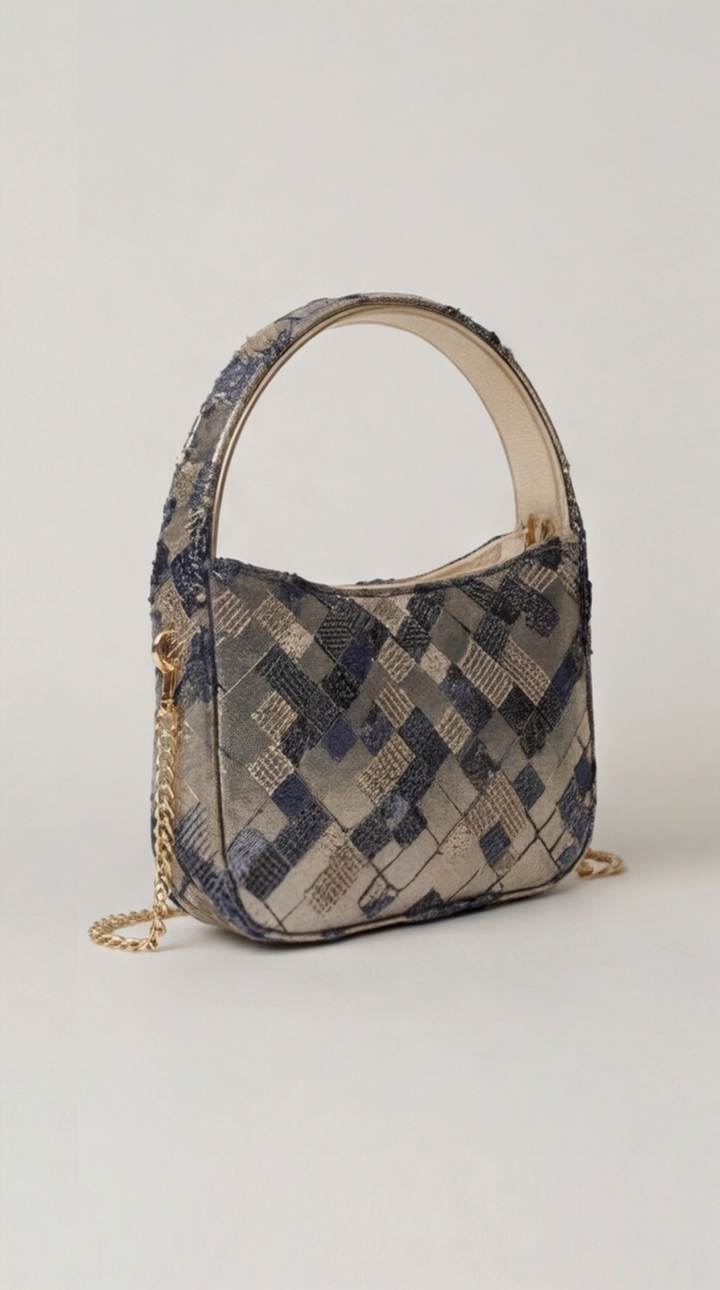Lumière Woven Sequin Mini Bag – Spring Collection