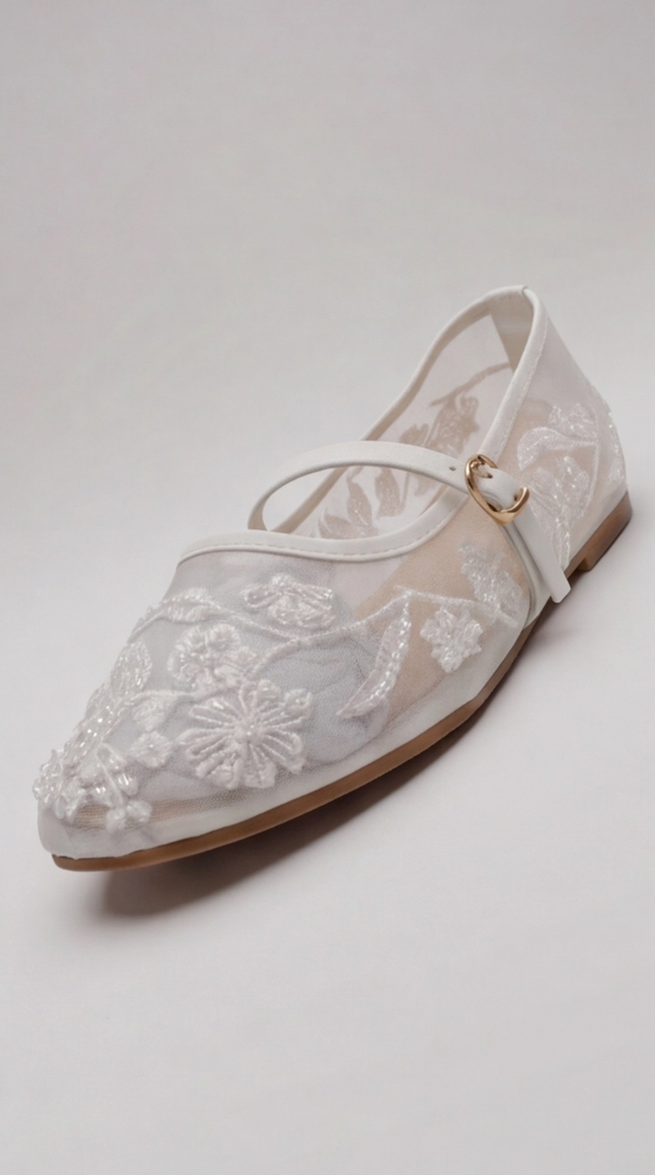 The Seraphina Mary Jane - White