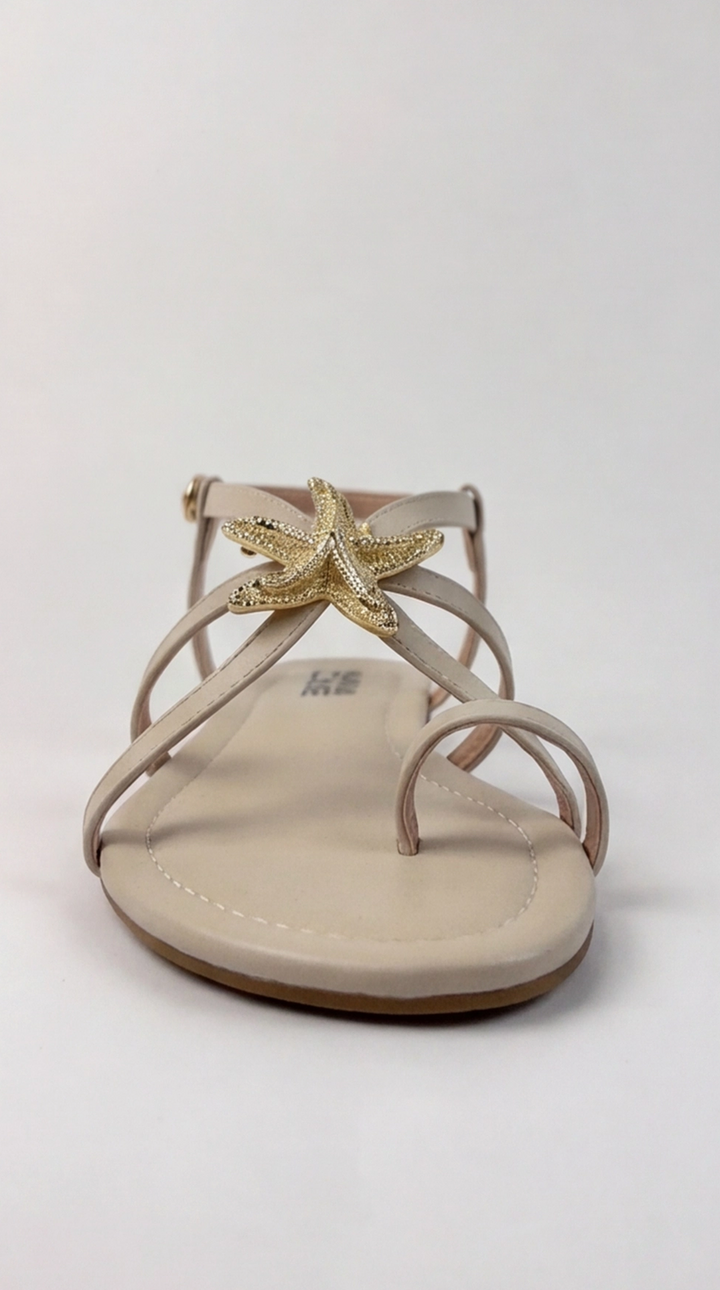 The Aurelia Star Sandal - Beige