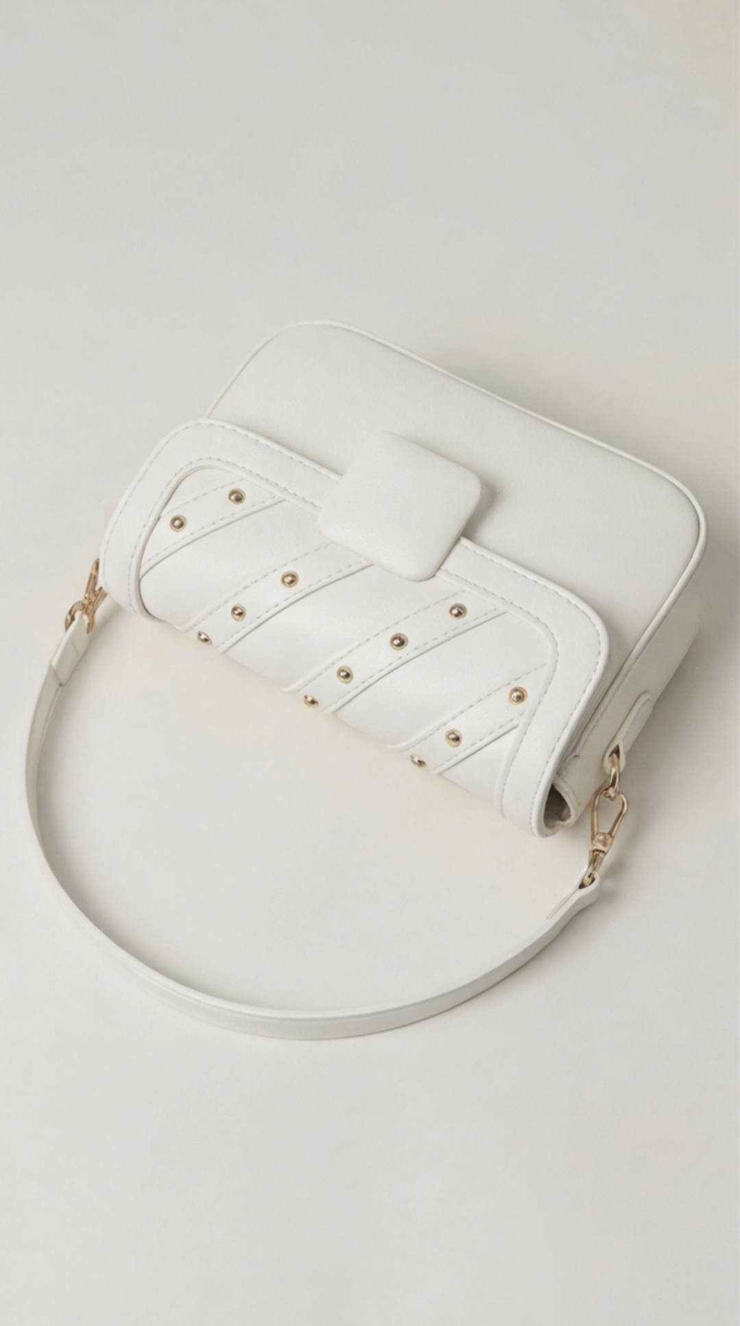The Onyx Edge Crossbody - White