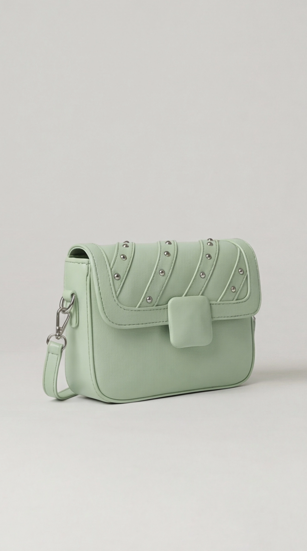 The Onyx Edge Crossbody - Pastel Green