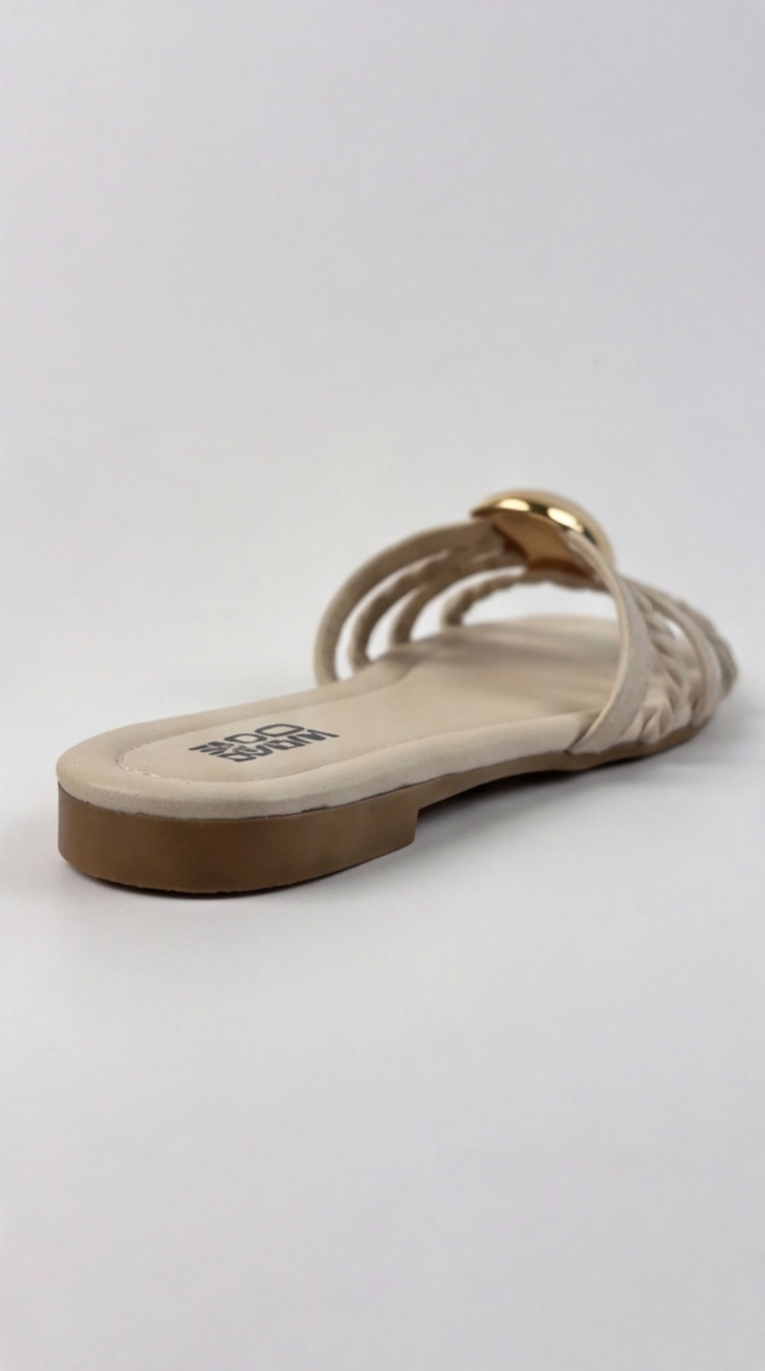 The Onyx Medallion Slide - Beige