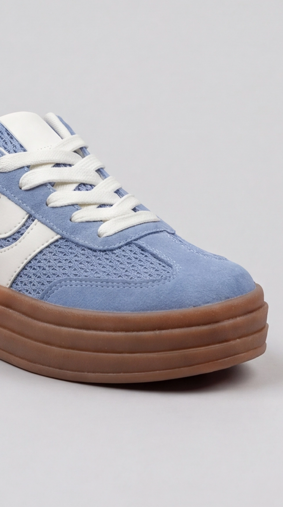 The Terra Forest Platform Sneaker - Blue