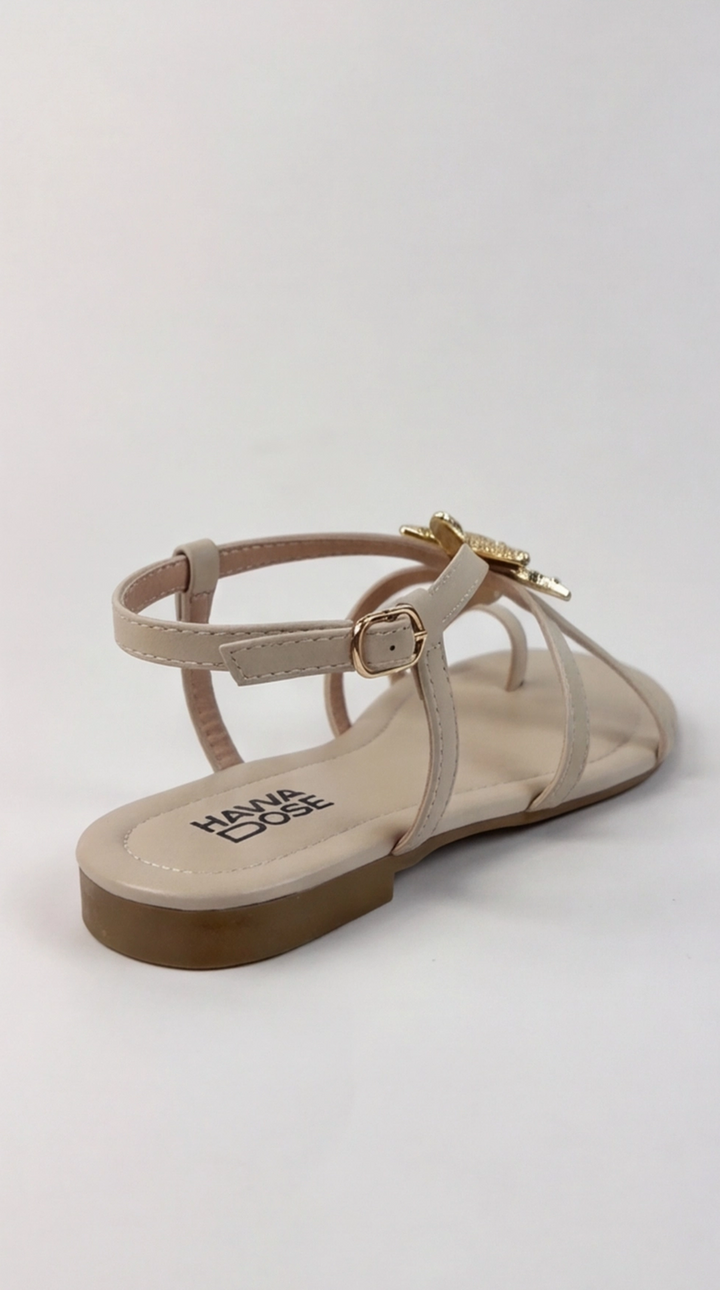 The Aurelia Star Sandal - Beige