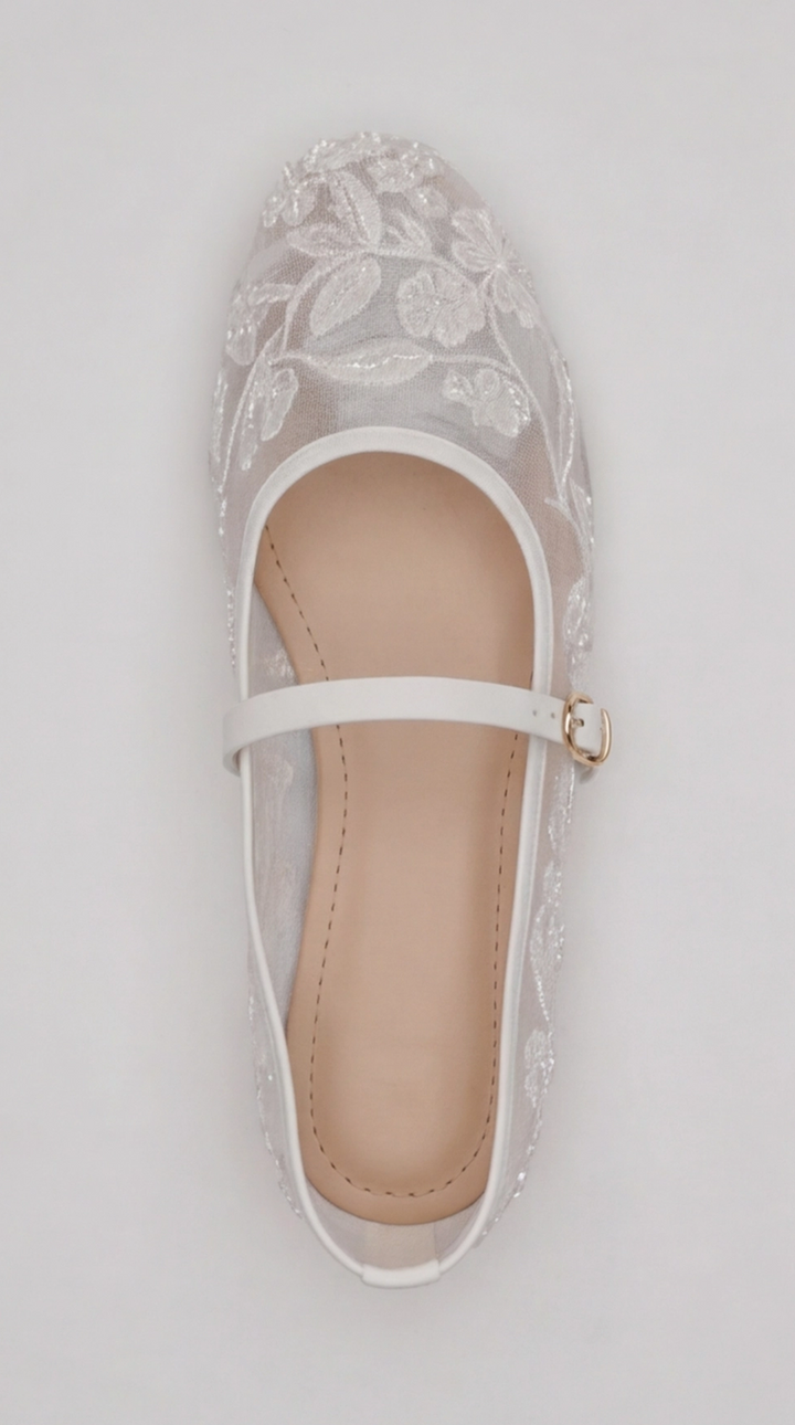 The Seraphina Mary Jane - White