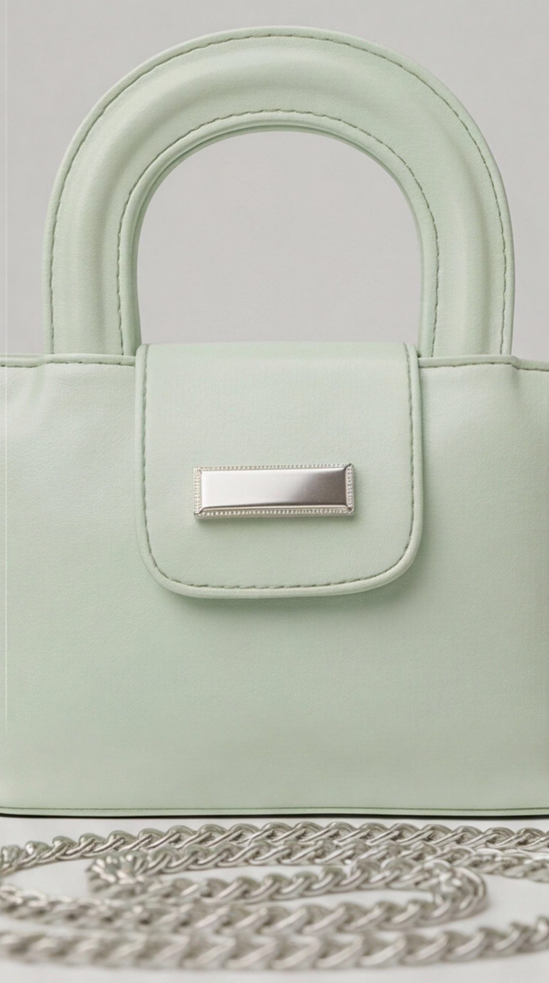 Noir Mini Satchel - Mint