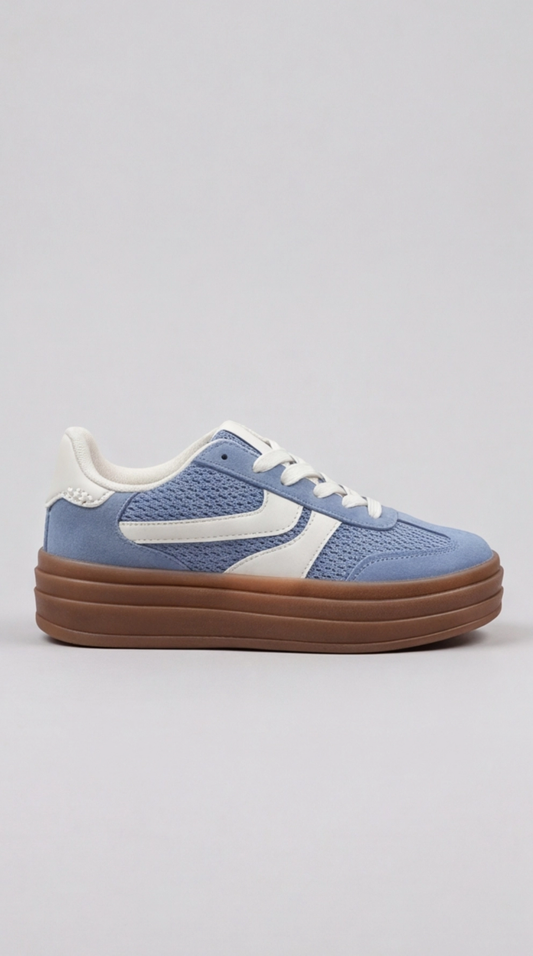 The Terra Forest Platform Sneaker - Blue