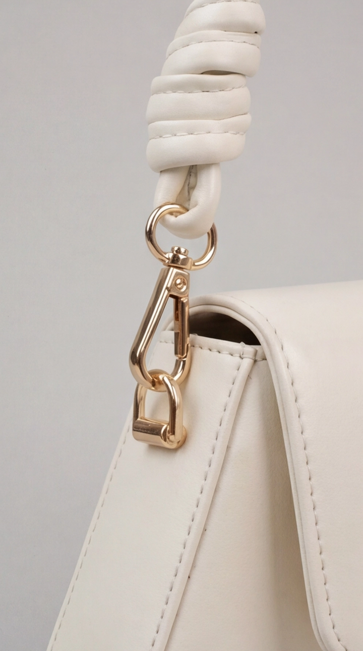 The Crescent Knot Bag - Creamy
