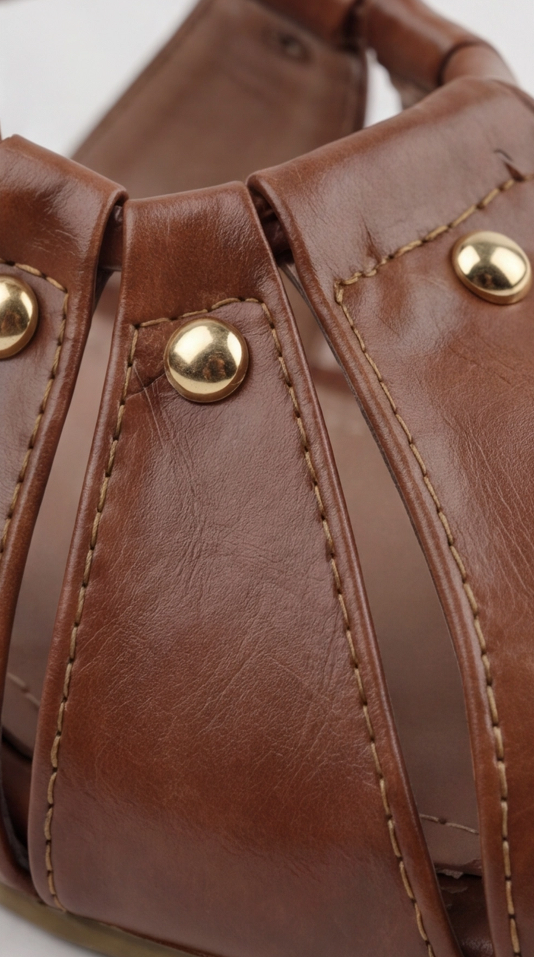 The Artisan Cross-Strap Flat - Camel