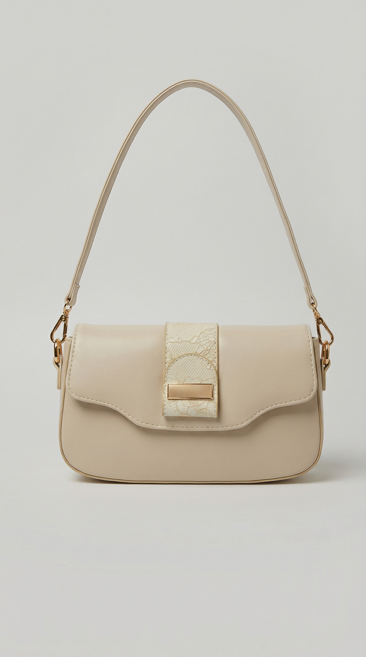 The Arc Bag - Beige