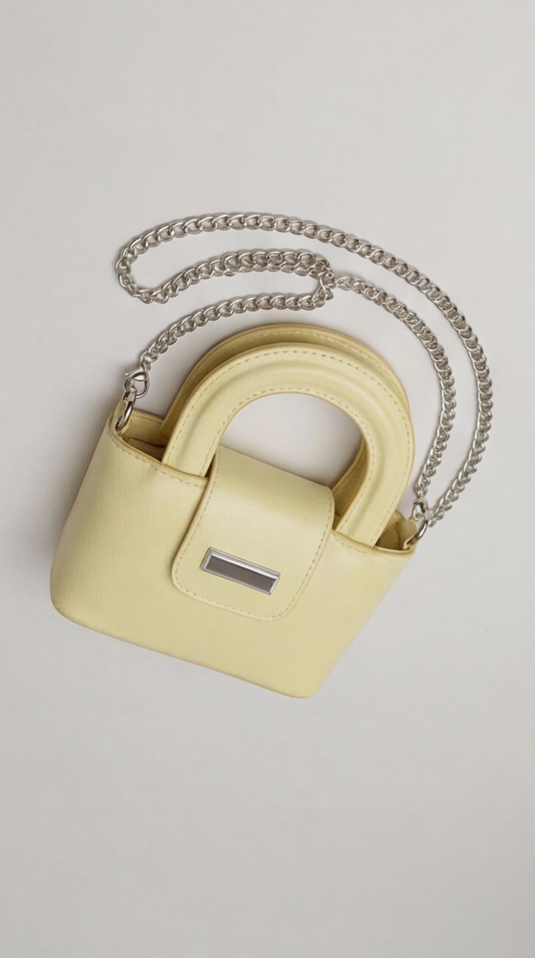 Noir Mini Satchel -  Butter yellow
